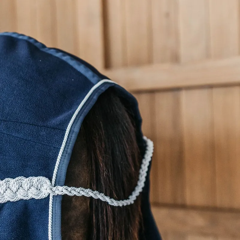 Dy'on Heavy Fleece Rug - Navy-5