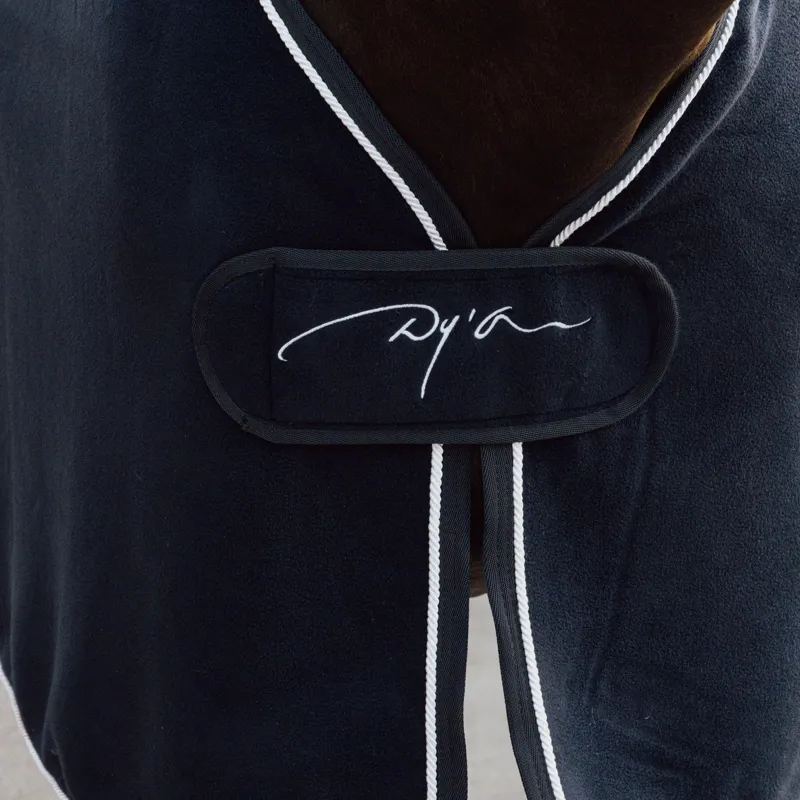 Dy'on Heavy Fleece Rug - Navy-6