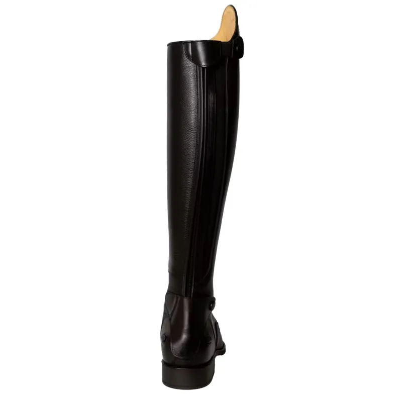 Dyon Laced Tall Riding Boots - X-Small Calf - Black-9