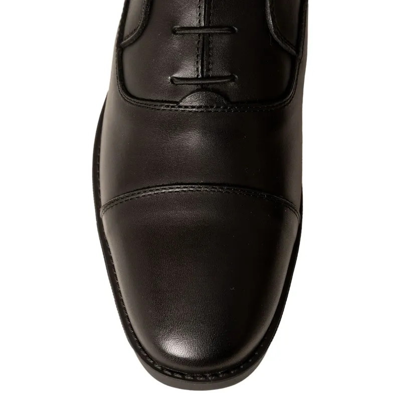 Dyon Laced Tall Riding Boots - X-Small Calf - Black-5