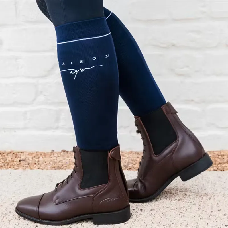 Dy'On Unisex Riding Socks 3 Pack - Navy-1