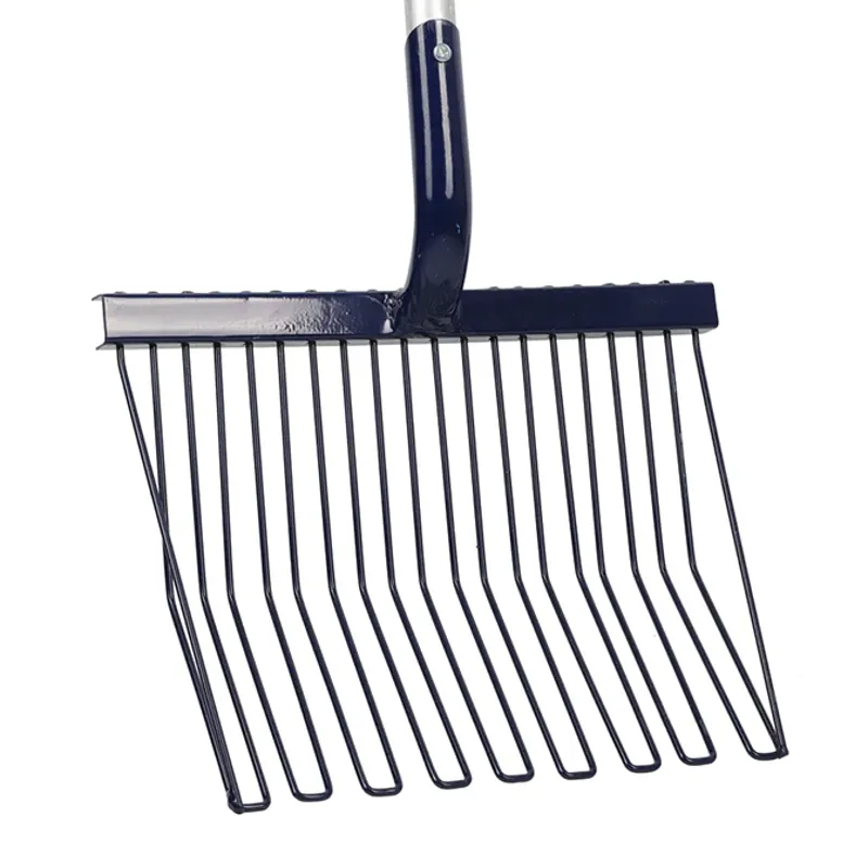 Eazitools Matt Long Handle Fork - Navy-1