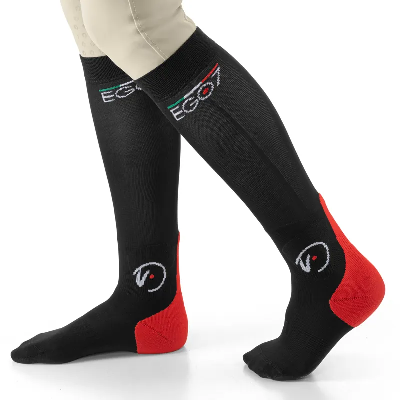 EGO7 Tall Riding Socks - Black