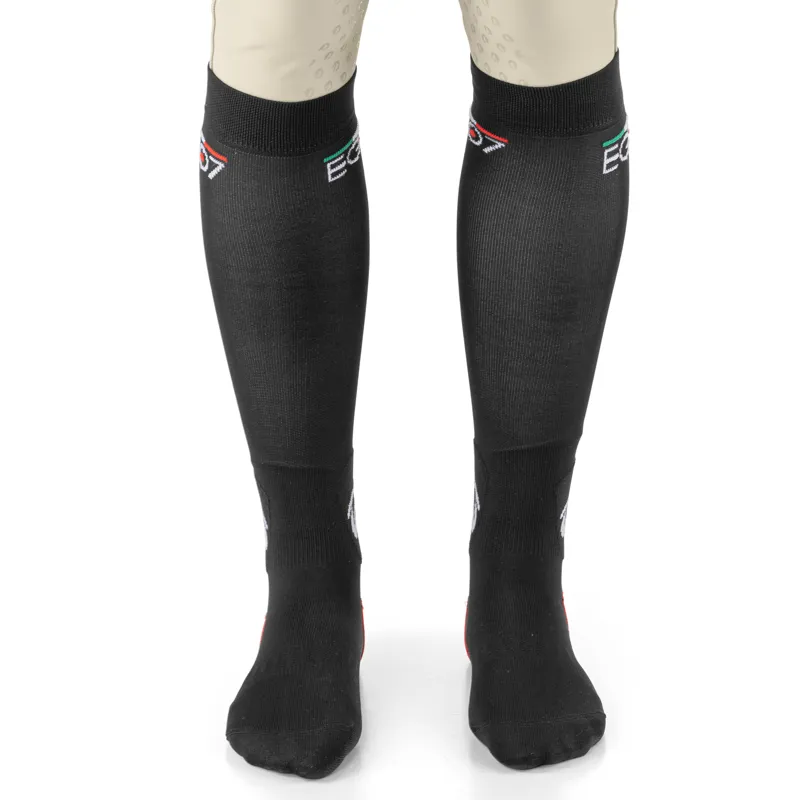 EGO7 Tall Riding Socks - Black-1