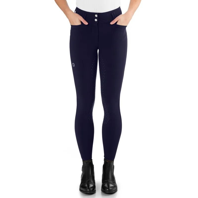EGO7 Dressage CA Full Grip Ladies Breeches - Navy