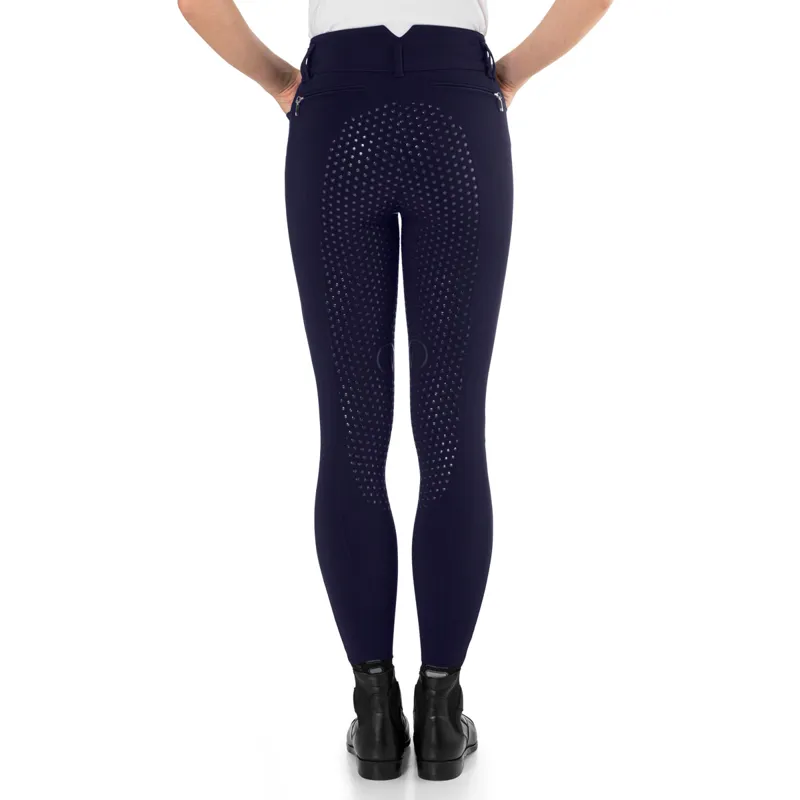 EGO7 Dressage CA Full Grip Ladies Breeches - Navy-2