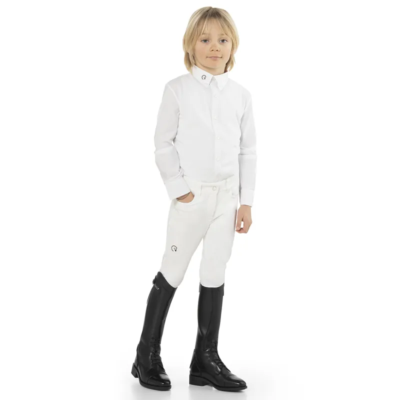 EGO7 EJ Junior Jumping Breeches - White-4
