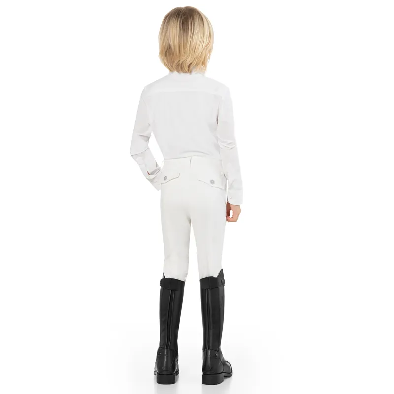 EGO7 EJ Junior Jumping Breeches - White-3