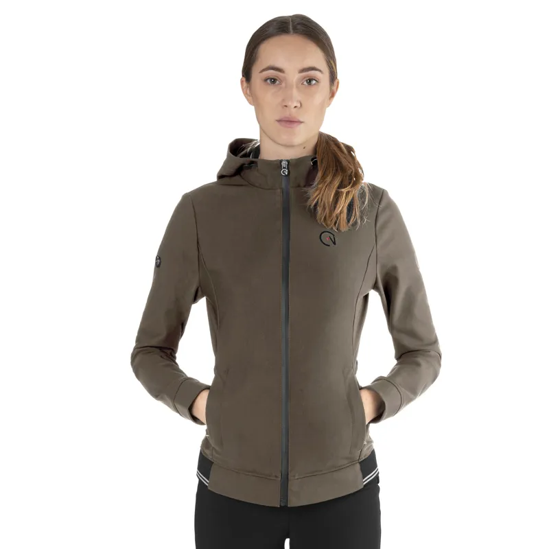 EGO7 Ladies Softshell Hooded Jacket - Turtledove