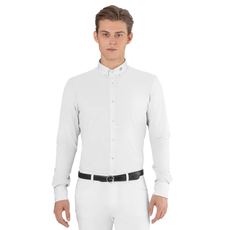 EGO7 Mens Long Sleeve Show Shirt - White