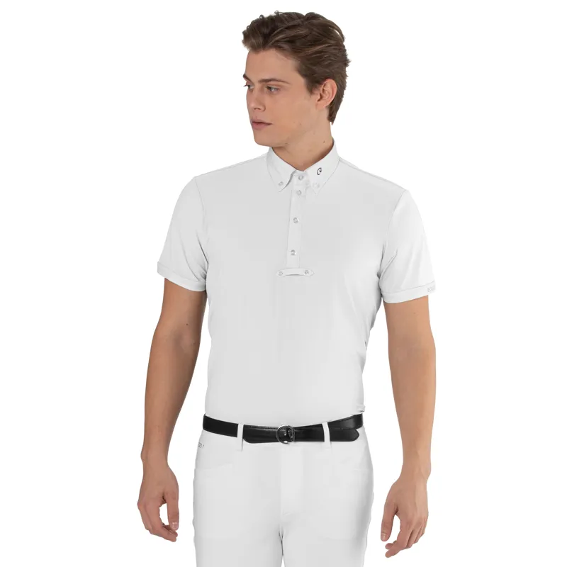 EGO7 Mens Short Sleeve Show Shirt - White