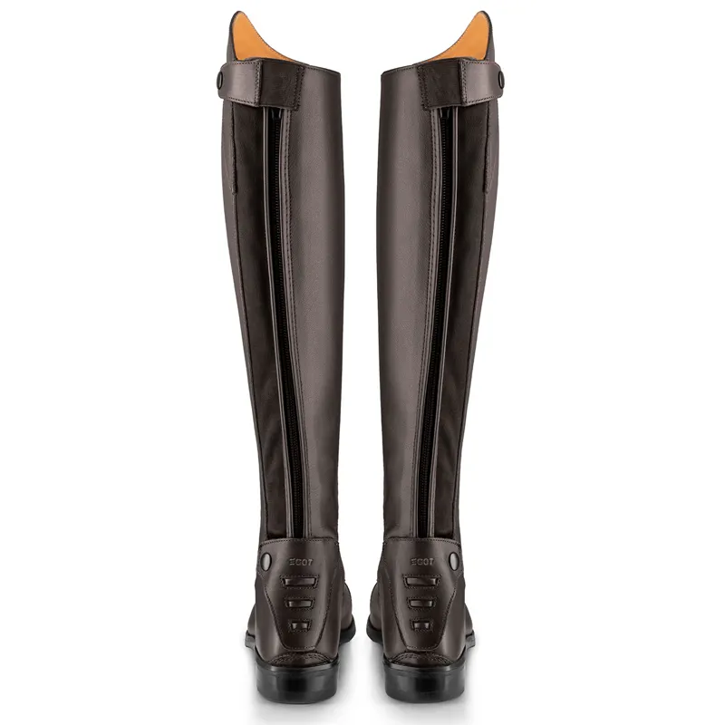 EGO7 Orion Laced Tall Riding Boots - Large Calf - Brown-4