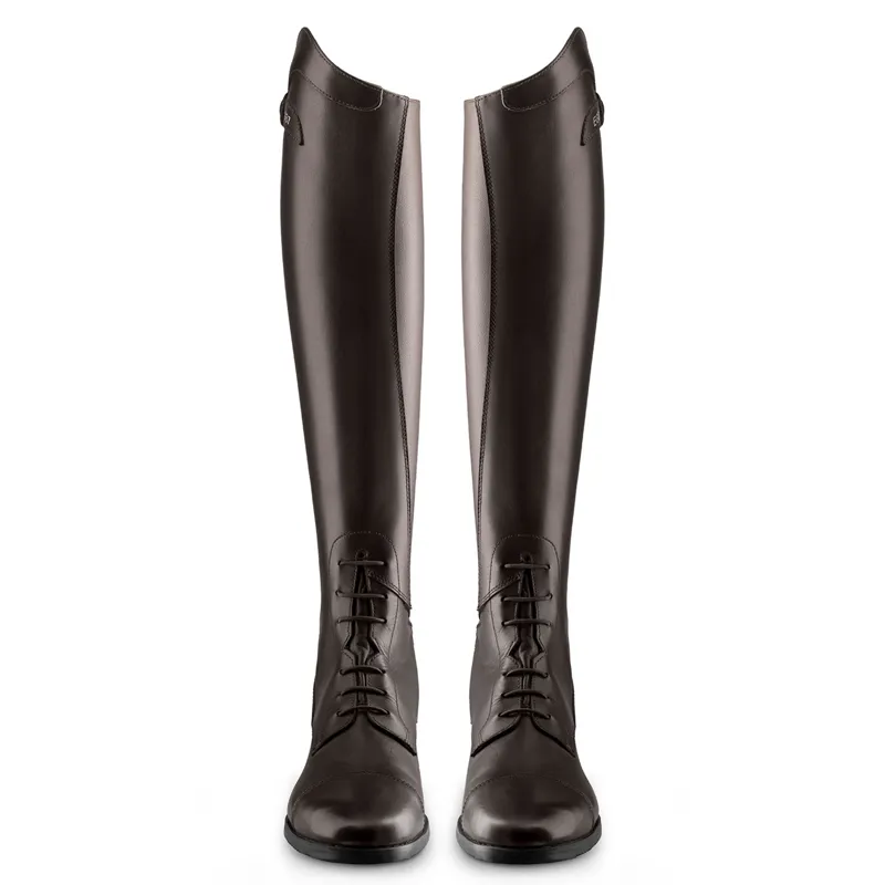 EGO7 Orion Laced Tall Riding Boots - Small Calf - Brown-2