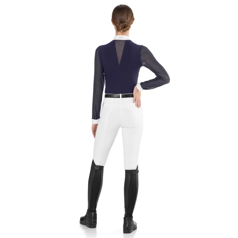 EGO7 Rita Ladies Long Sleeve Show Shirt - Navy-1