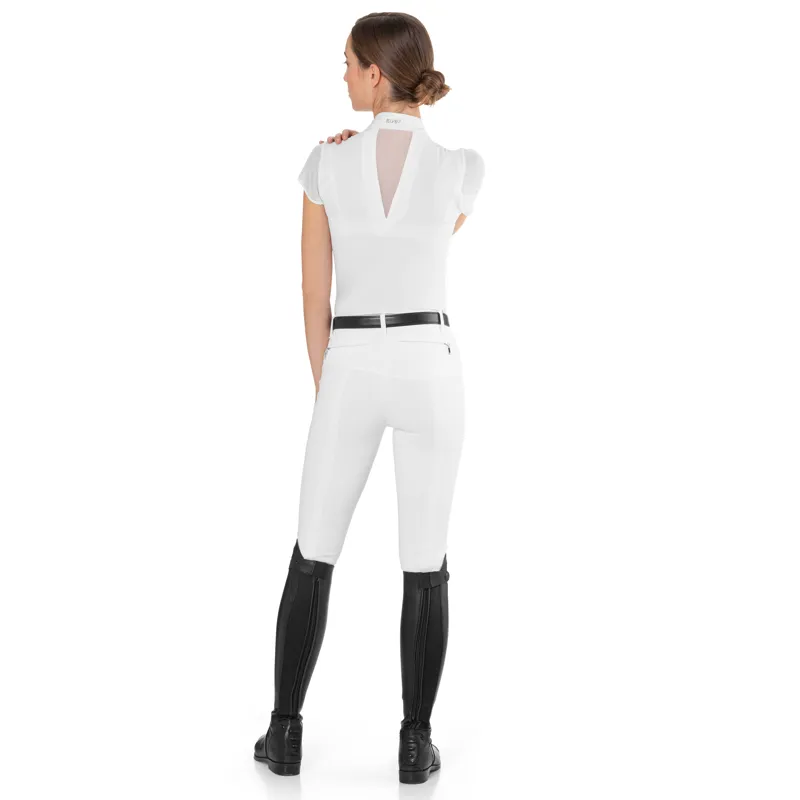 EGO7 Rita Ladies Short Sleeve Show Shirt - White-3