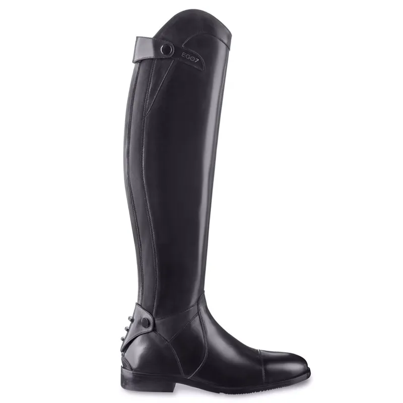 EGO7 Aries Unlaced Tall Riding Boots - Black-1