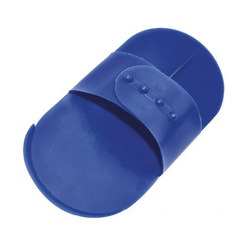 Hippo Tonic Plastic Small Curry Comb - Blue