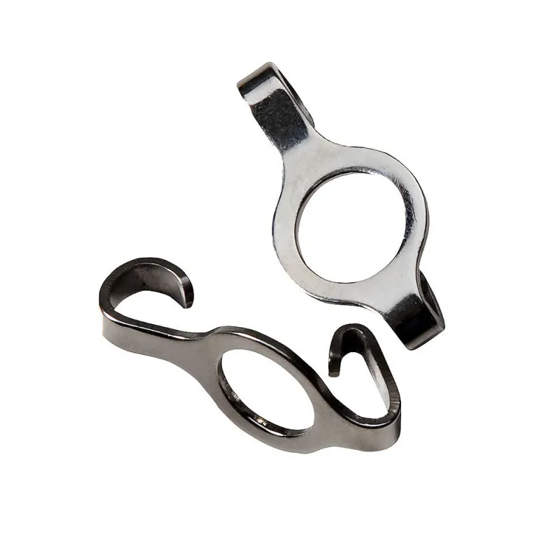 Ekkia Flat Curb Hooks for Curb Chain - Pair