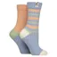 Elle Twilight Womens Socks 2 Pack - Coral Blaze