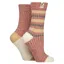 Elle Twilight Womens Socks 2 Pack - Wild Poppy
