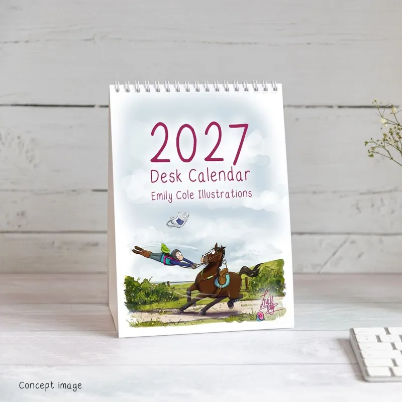 Emily Cole 2027 Desk Calendar Pre-Order