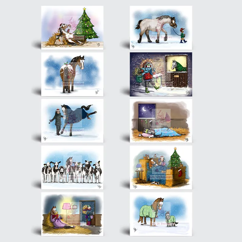 Emily Cole Christmas Cards - 10 Pack