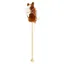Equi-Kids Hobby Horse With Wheels - Brown