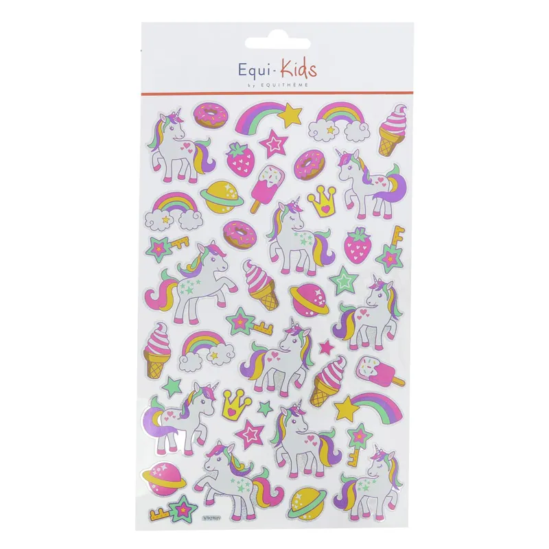 Equi-Theme Equi-Kids Unicorn Sticker Sheet