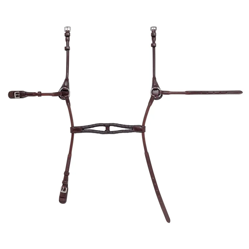 Equiline NB0444 Rounded Rolled Noseband - Brown