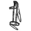 Equiline Anatomic Jumping Flash Bridle - Black