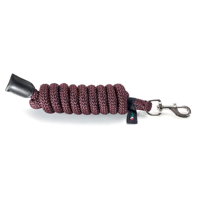 Equiline Gabe Lead Rope - Burgundy