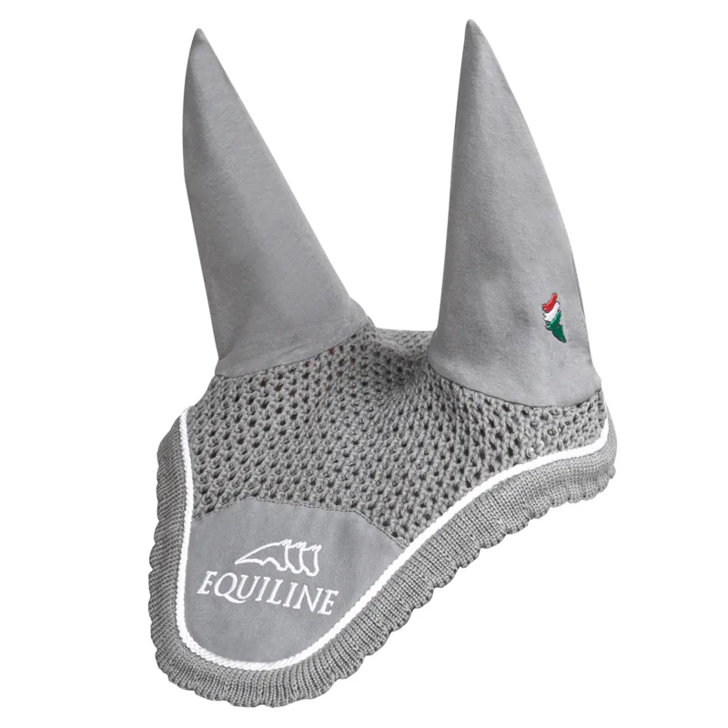 Equiline Outline Ear Net - Grey