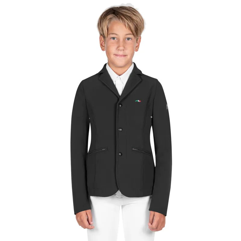 Equiline Jonnyk Junior Boys Show Jacket - Black