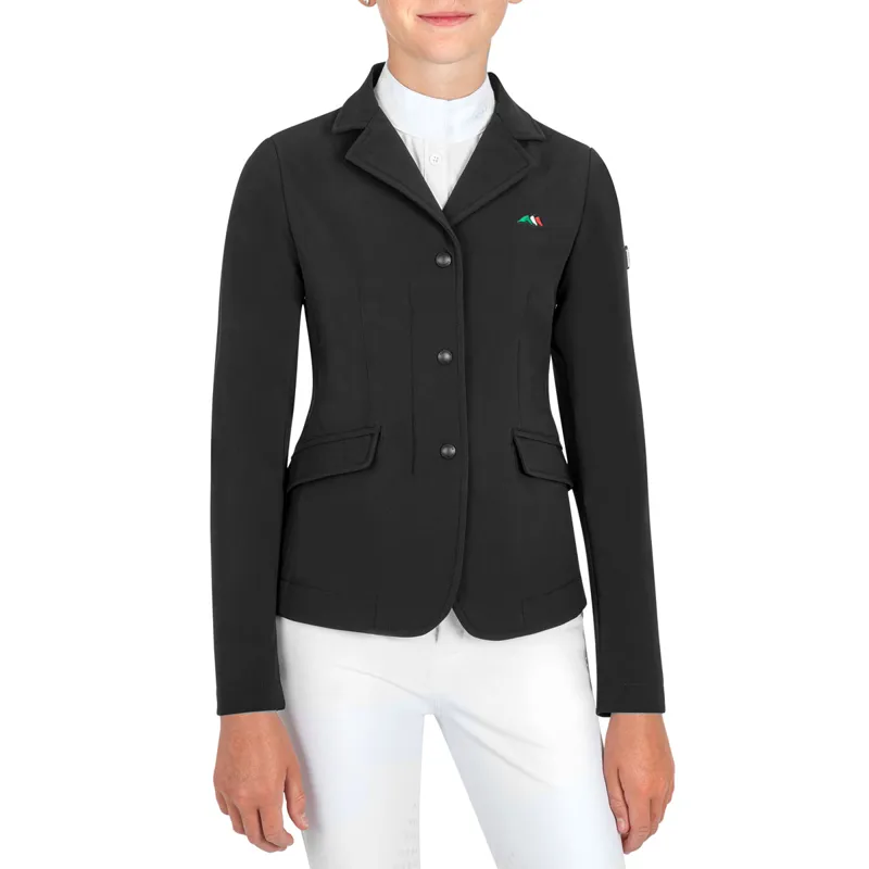 Equiline Carolink Junior Girls Show Jacket - Black