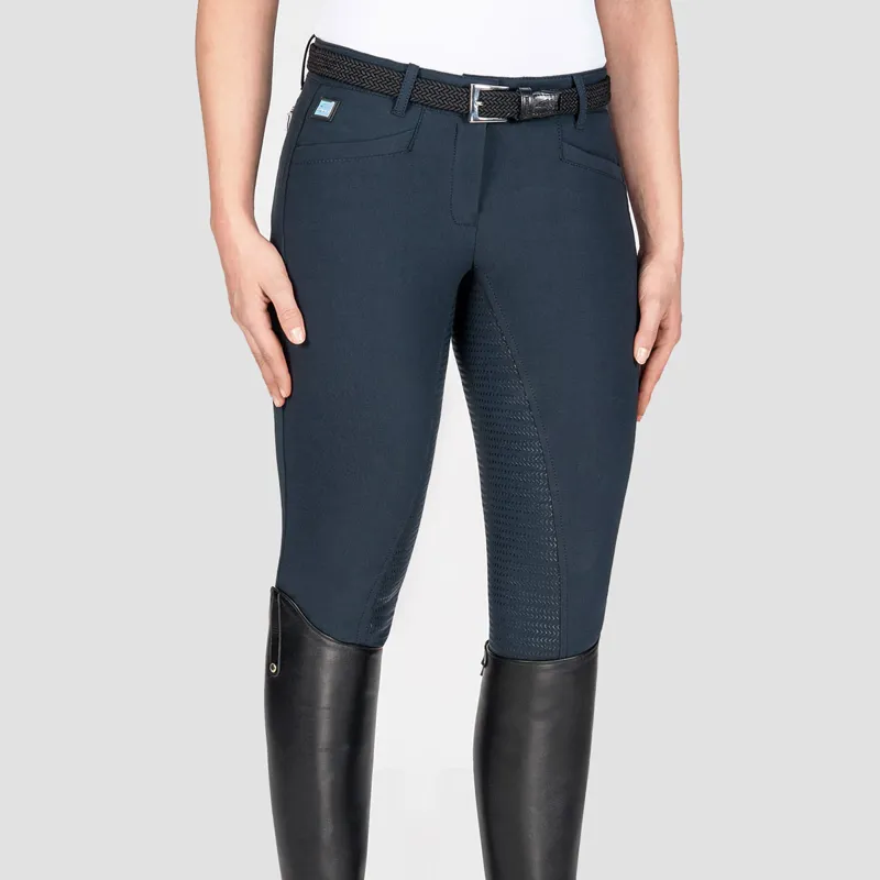 Equiline Cedar Full Grip Ladies Breeches - Blue