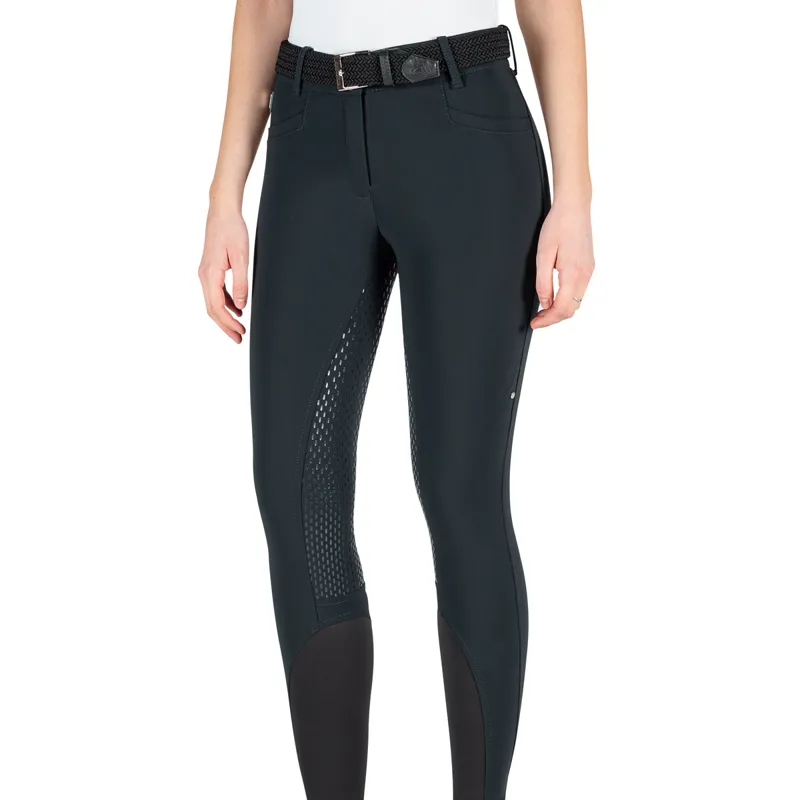 Equiline Adellek Full Grip Ladies Breeches - Black