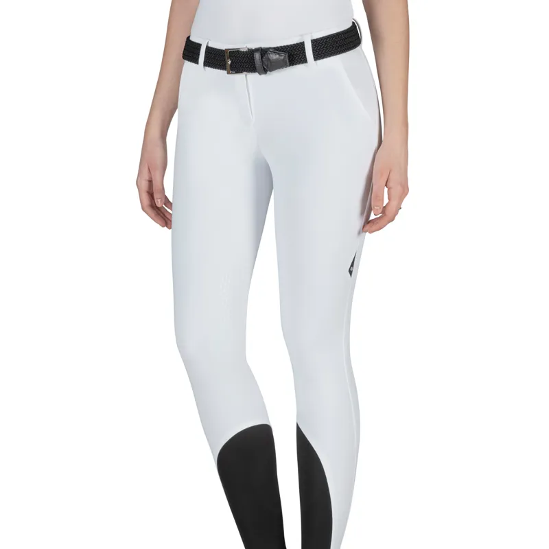 Equiline Brendak Knee Grip Ladies Competition Breeches - White - UK16