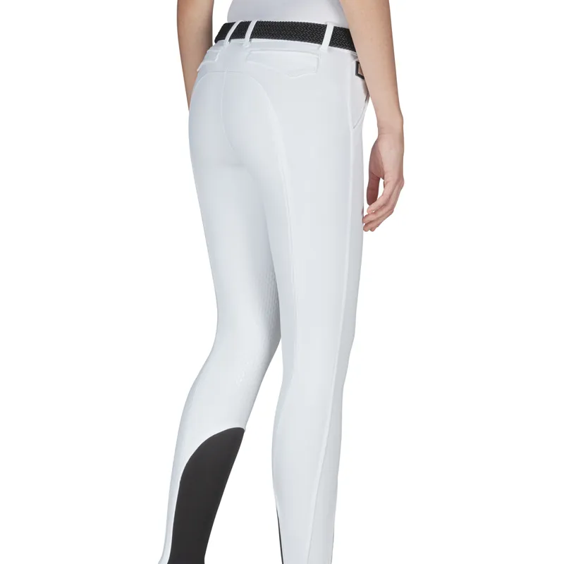 Equiline Brendak Knee Grip Ladies Competition Breeches - White - UK16-1