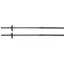Equiline 4/8 Rubber Reins with Stoppers - Black