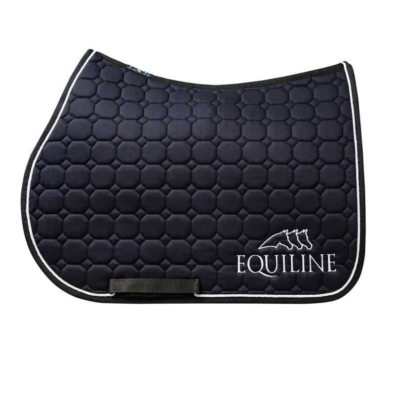 Equiline Outline Saddlecloth - Blue-1