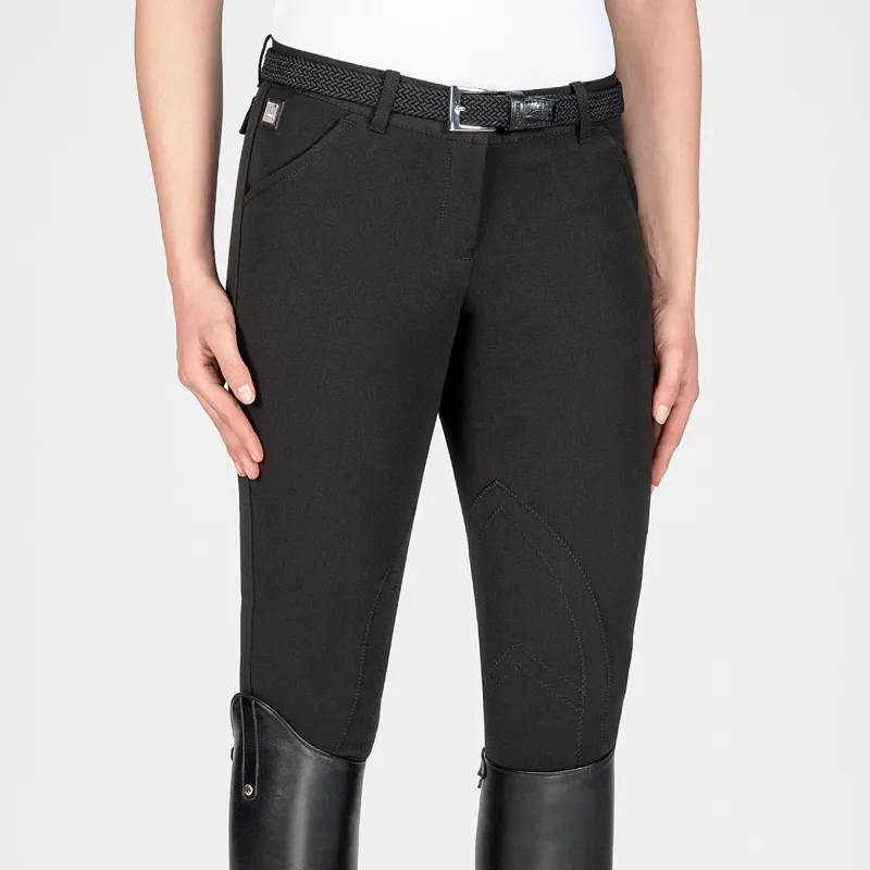 Equiline Boston Knee Patch Womens Breeches - Black