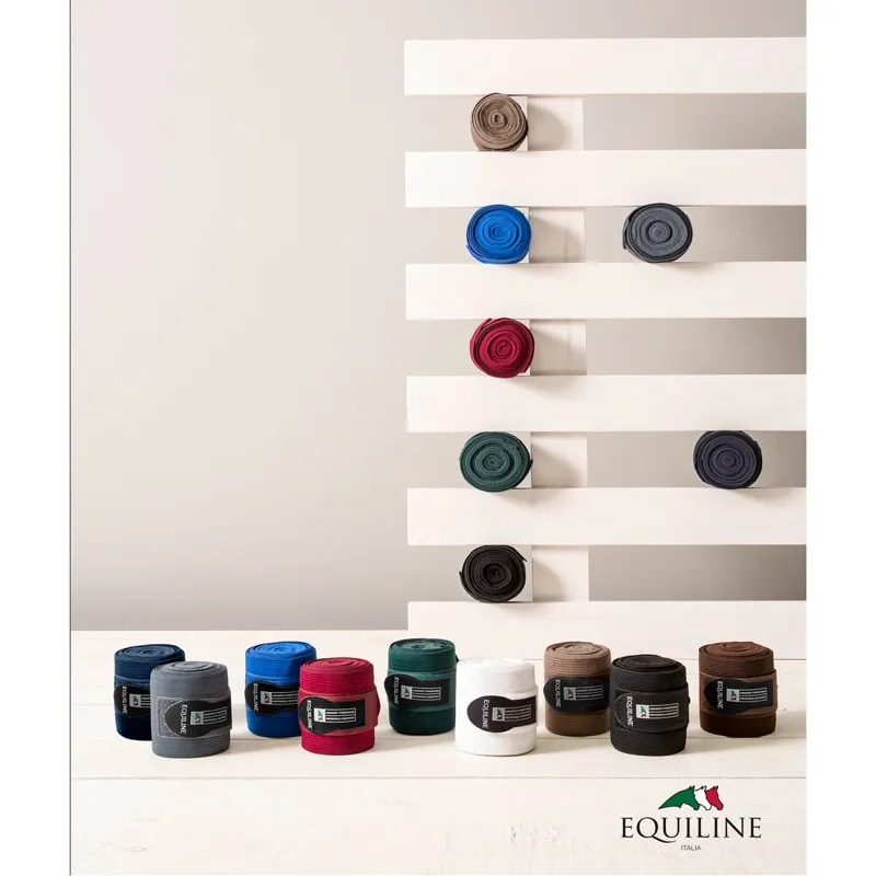 Equiline Work Bandages - Bordeaux-1