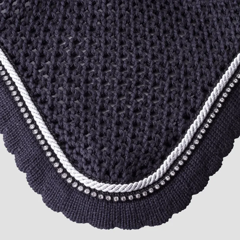 Equiline Rio Ear Net - Navy-1