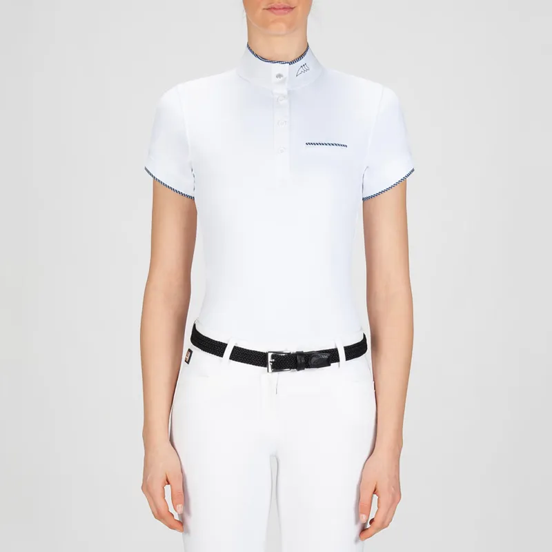 Equiline Greta Ladies Competition Shirt - White