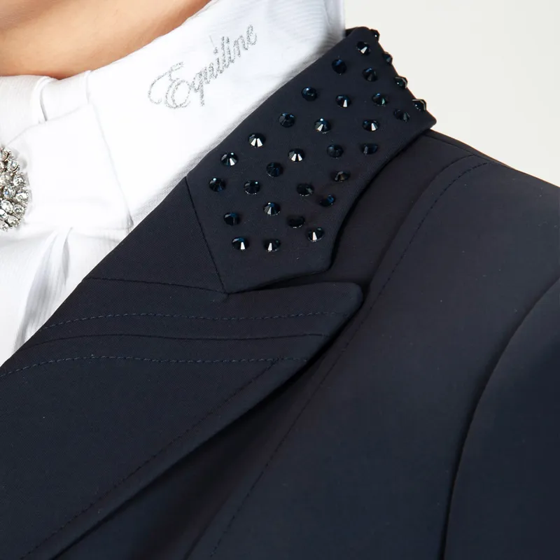 Equiline Marilyn Ladies Competition Tail Coat - Blue-4