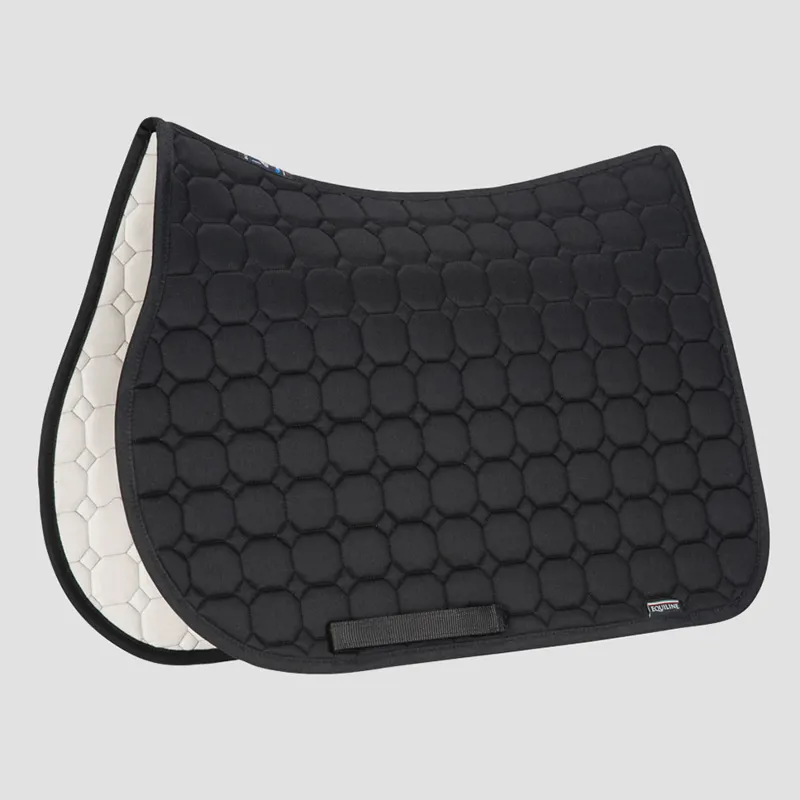 Equiline Octagon Saddlecloth - Black