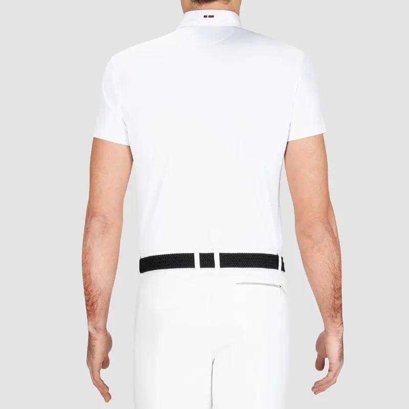 Equiline Fox Mens Competition Shirt - White-1