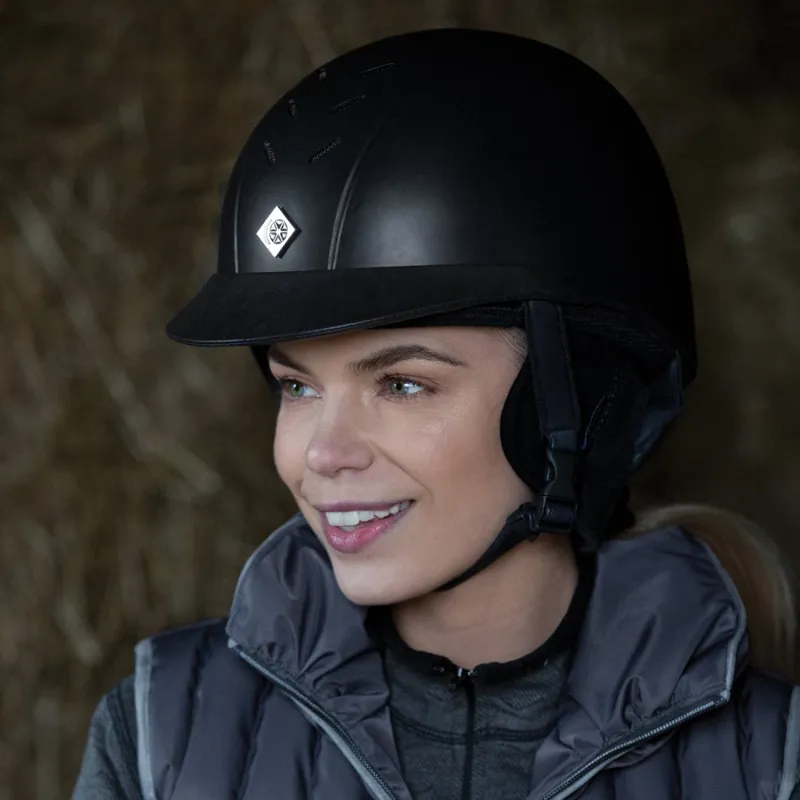 Equetech Unisex Riding Hat Ear Warmers - Black-2