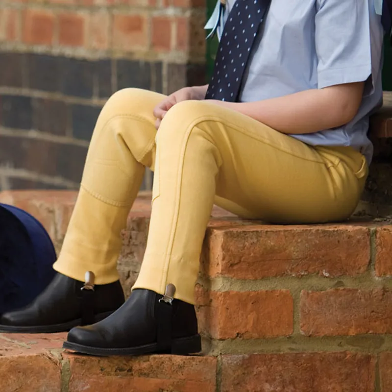Equetech Dinky Junior Jodhpurs - Canary