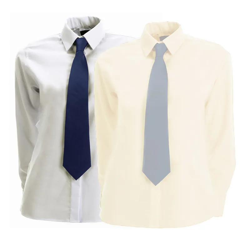 Equetech Junior Stretch Long Sleeved Show Shirt - White